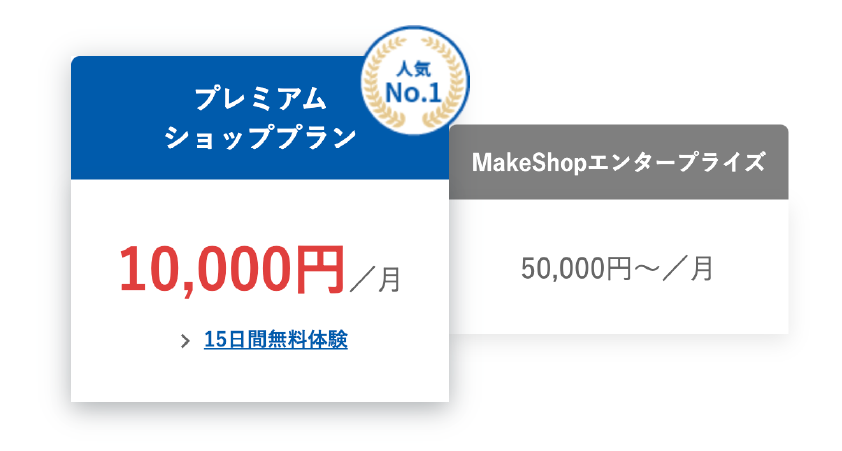 MakeShopの料金プラン